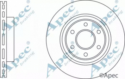 APEC BRAKING dsk3225 -  Тормозной диск
